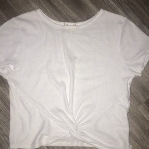 White knot tee shirt